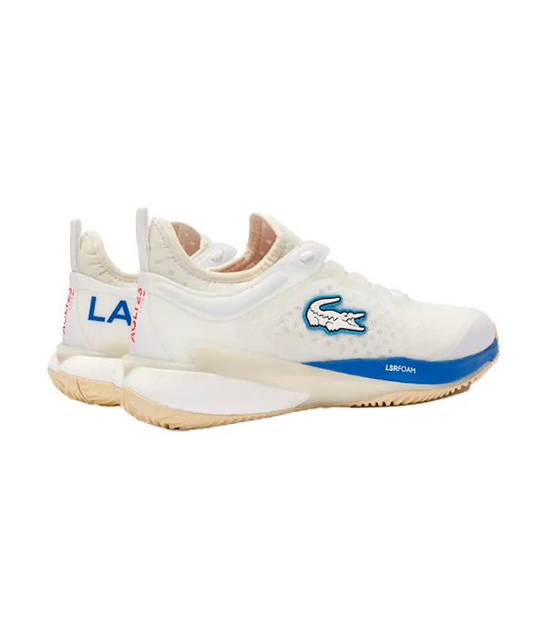 Padel Shoes Lacoste AGLT23 Lite CC Blanco/Azul
