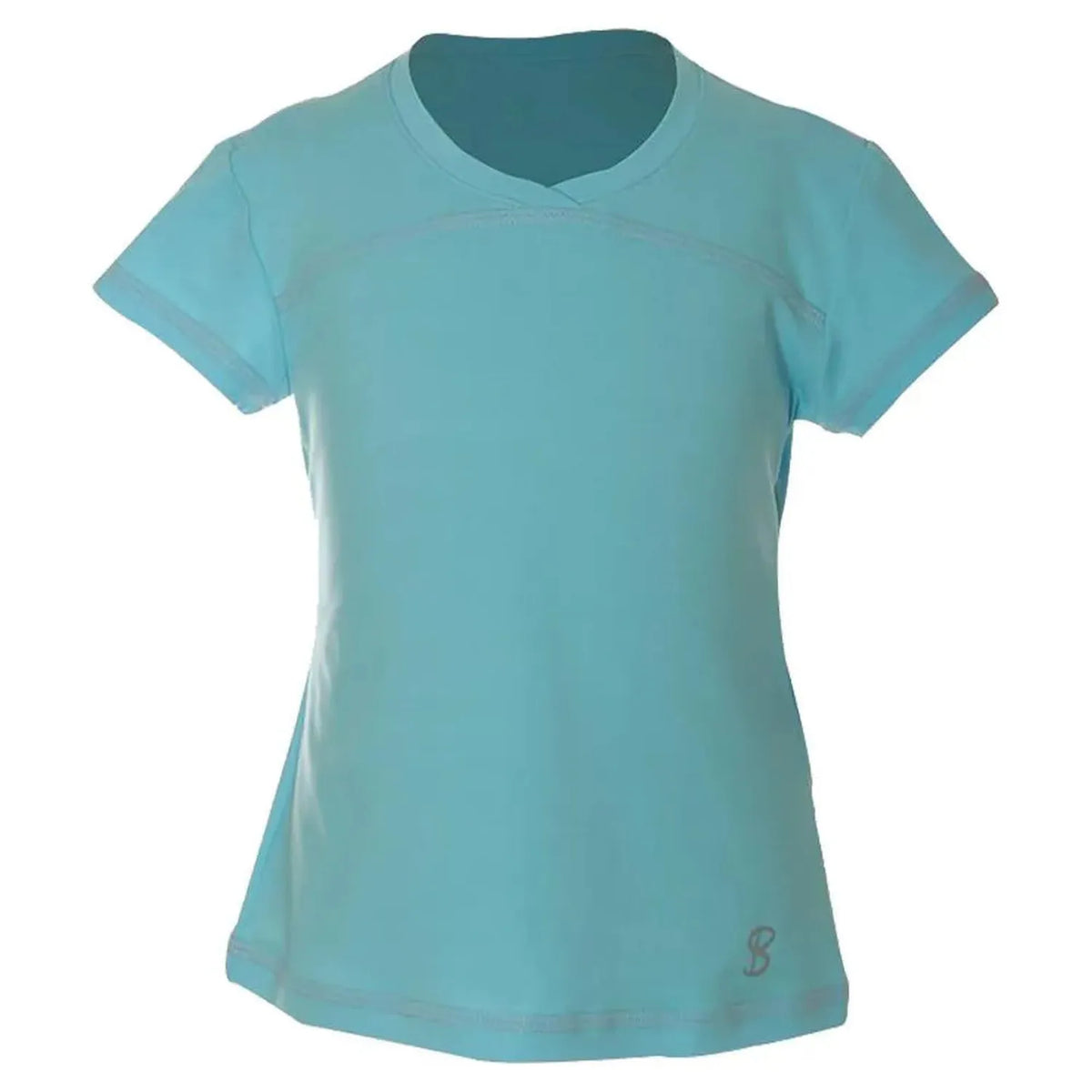 Girls' UV Colors Short Sleeve Tennis Top Babyboy-Apparel-Sofibella-4855BBY-S22-1-Tennis Express