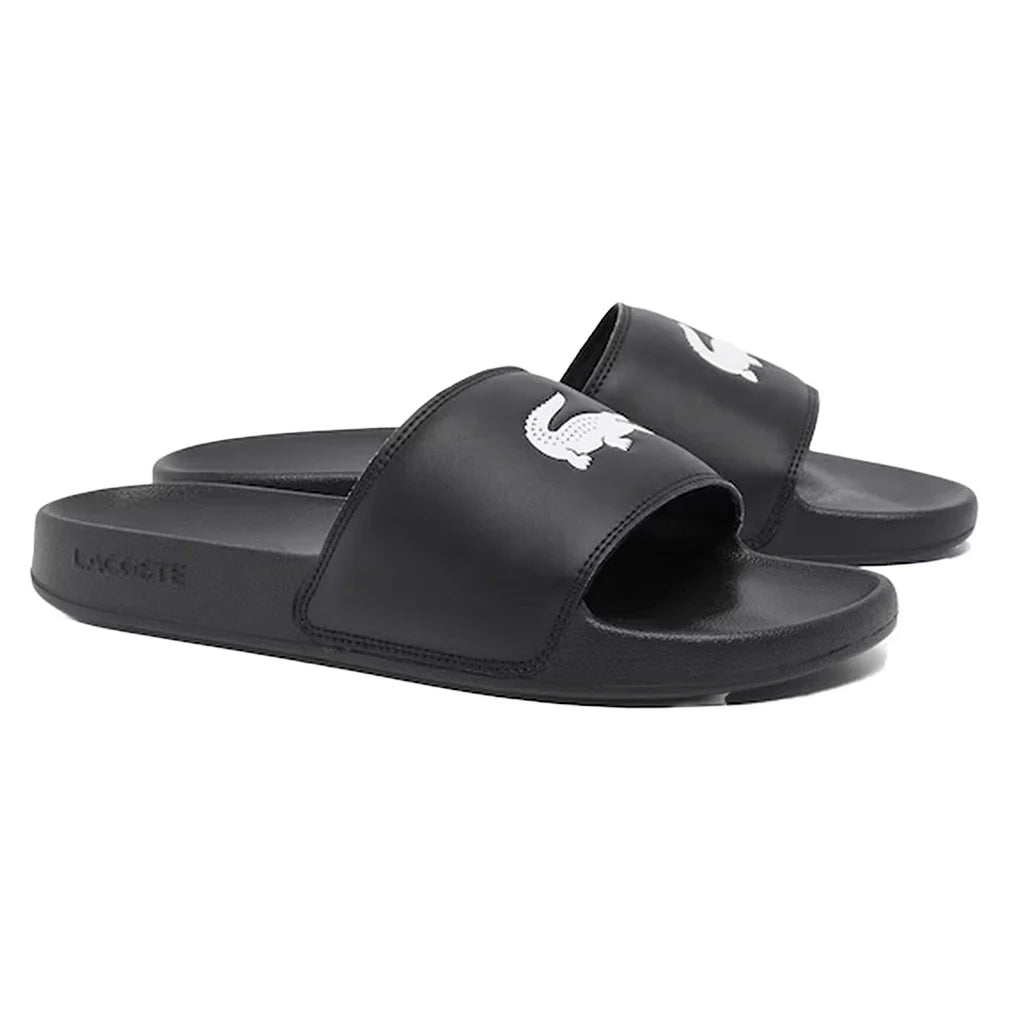 Men's Serve Slide 0.0 Black and White-Footwear-Lacoste-49CMA0041-312_203375fe-98f2-491a-901a-c1e0ba3e8a58-Tennis Express