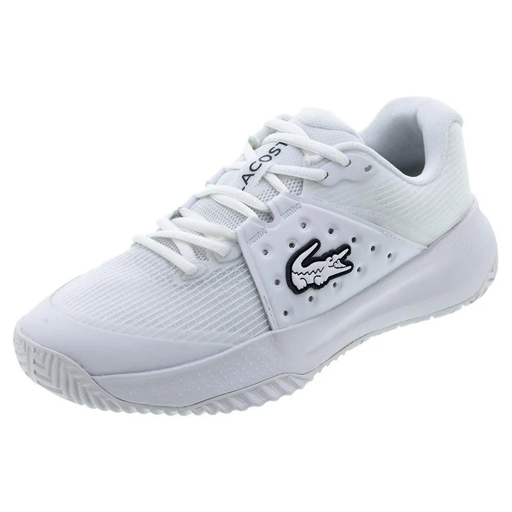 Men's Power Serve Tennis Shoes White-Footwear-Lacoste-49SMA0097-21GS25-1-[Sku]-Tennis Express