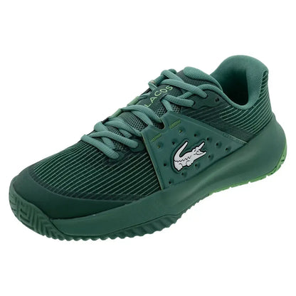 Men's Power Serve Tennis Shoes Green-Footwear-Lacoste-49SMA0097-GG2S2501_copy-1-[Sku]-Tennis Express