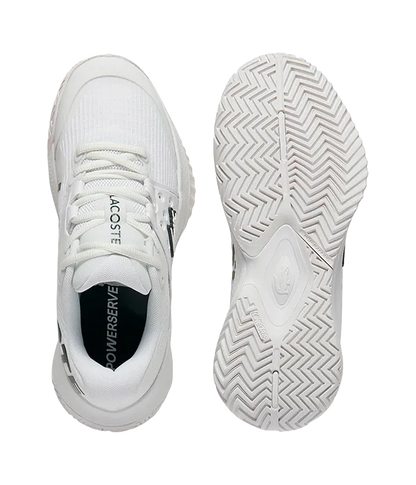 Padel Shoes Lacoste Power Serve White 2025