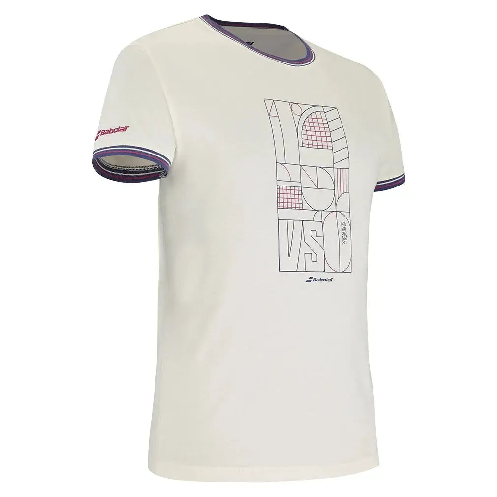 Men's 150 Cotton Tennis Tee Cannoli Cream
