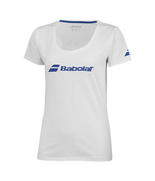 Camiseta Babolat Exercise Tee Mujer White/White 2025