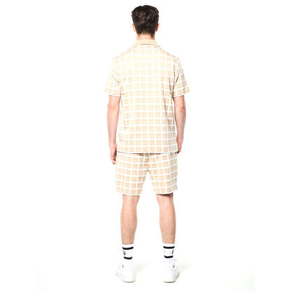 Sergio Tacchini Damarindo Check Polo - Humus
