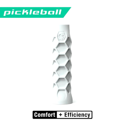 Hesacore Pickleball Grip - 5.25 Inches Long - Regular Feel - White