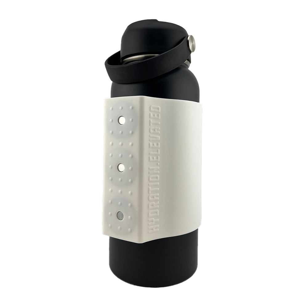 FUELSTATION Bottle: White Magnetic Sleeve