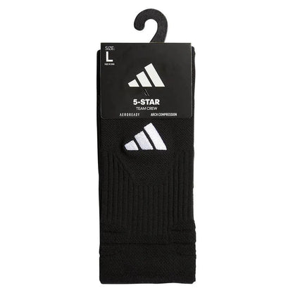 5 - Star Team 2.0 Crew Socks Black and WhiteTienda Tennis