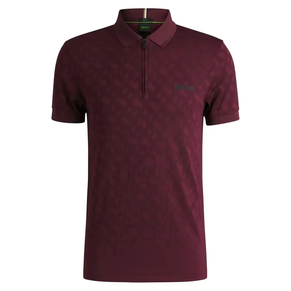 Men's Philix TOC JQ Tennis Top Medium Red-Apparel-Hugo Boss-50538106-614U25-3-Tennis Express