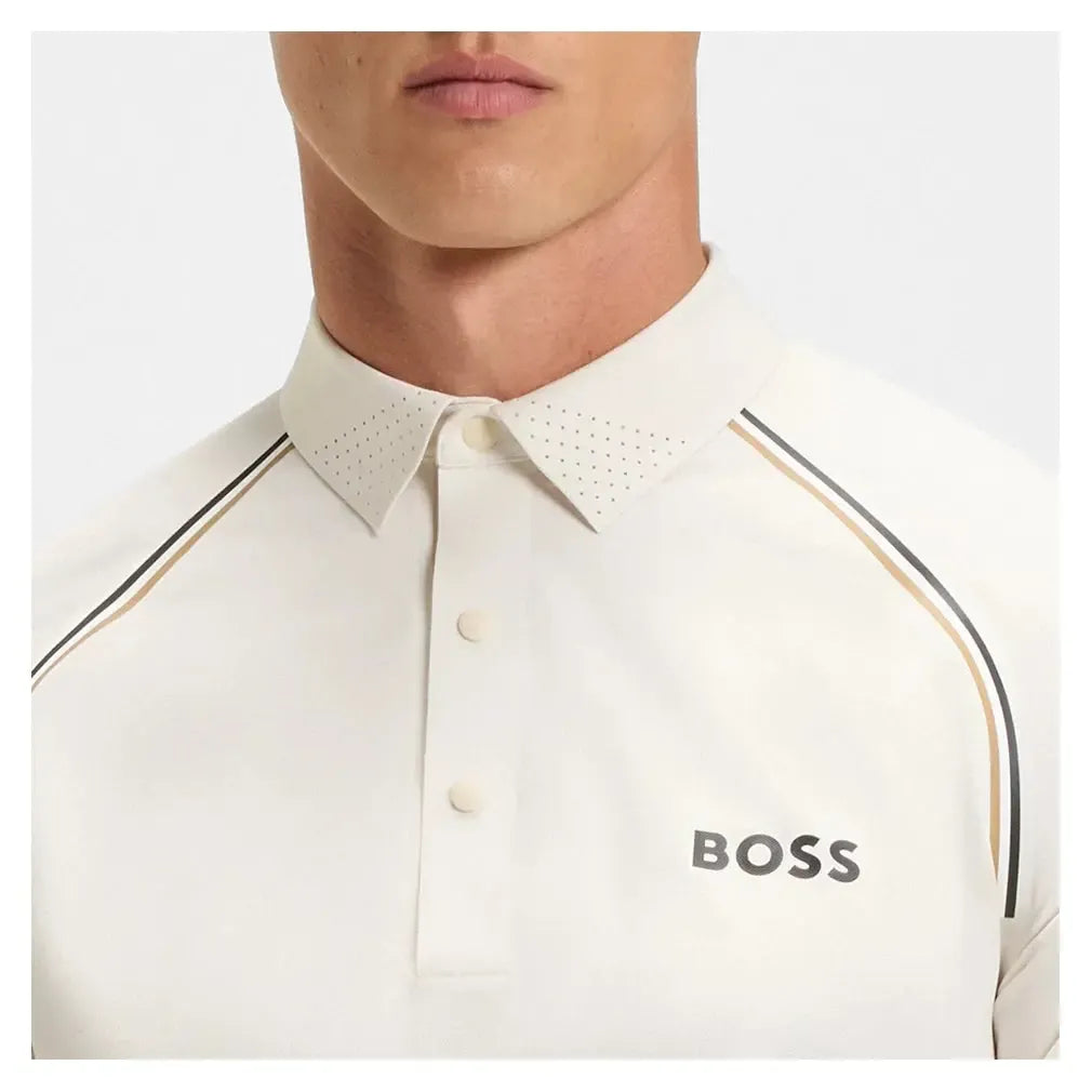Men's TOC Matchball Tennis Polo Open White