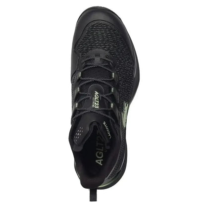 Men's Night AG-LT23 Ultra Tennis Shoes Black and Light Green