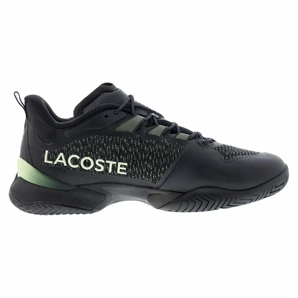 Men's Night AG-LT23 Ultra Tennis Shoes Black and Light Green