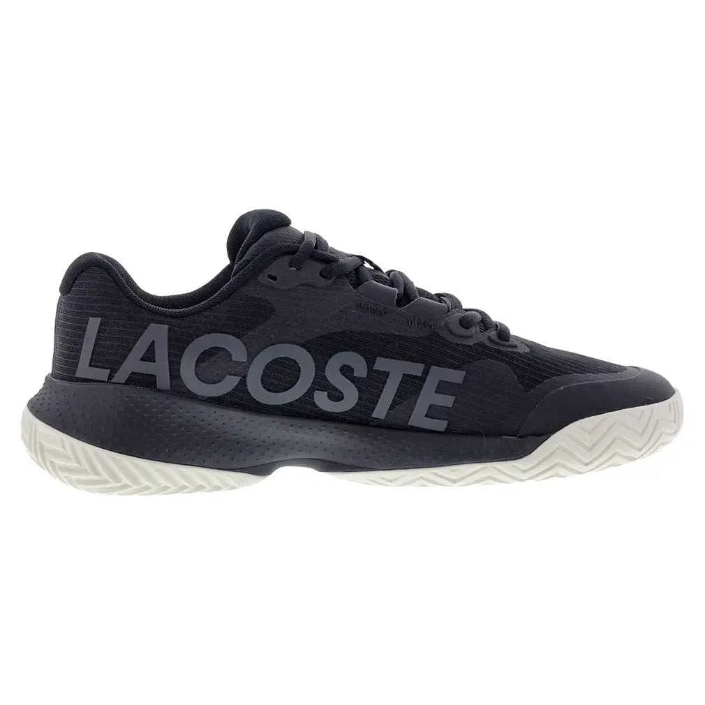 Men's Power Serve Tennis Shoes Black and Off White