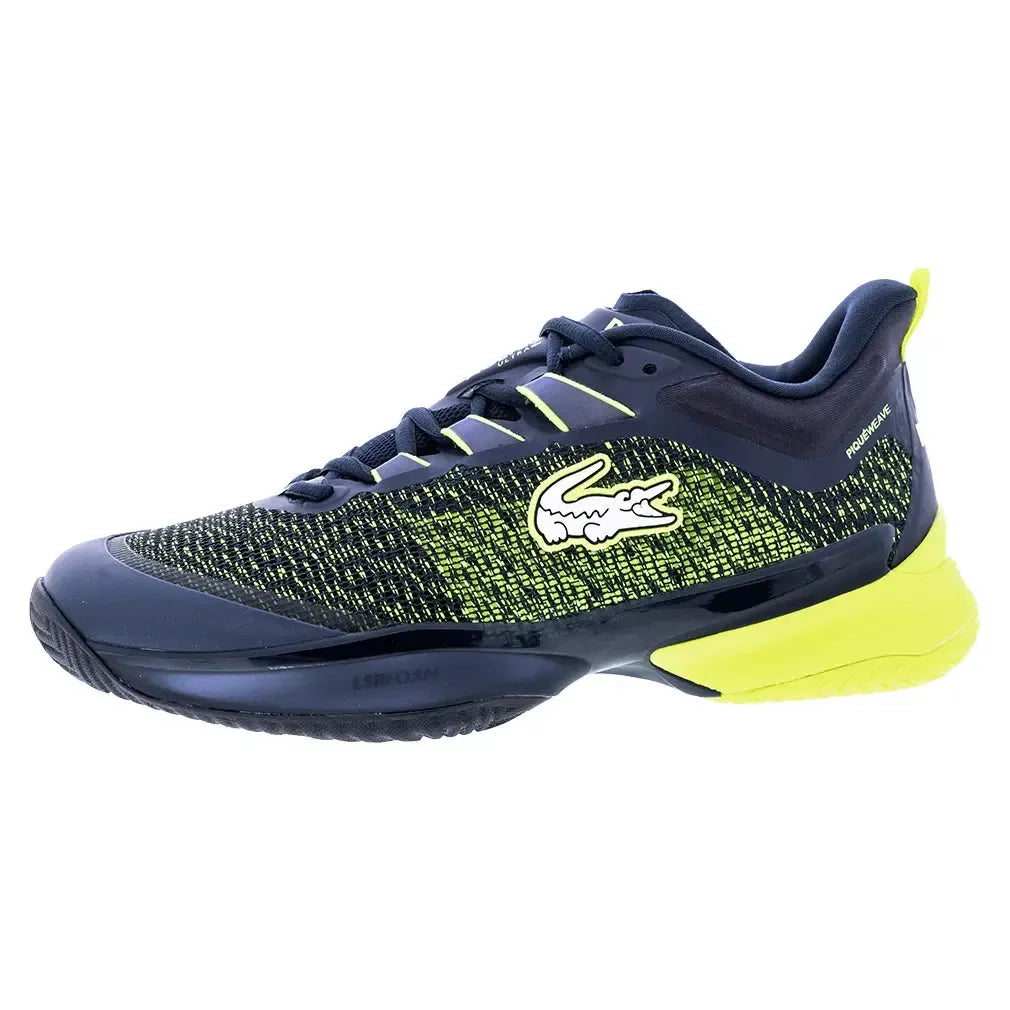 Men's Daniil Medvedev AG-LT23 Ultra Tennis Shoes Navy and Yellow