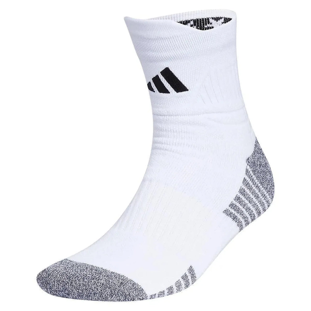 5-Star Team 2.0 High Quarter Socks White and Black-Socks-Adidas-5156901-1-Tennis Express