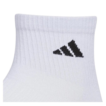 Men's Superlite 3.0 6 Pack Quarter Tennis Socks White and Black