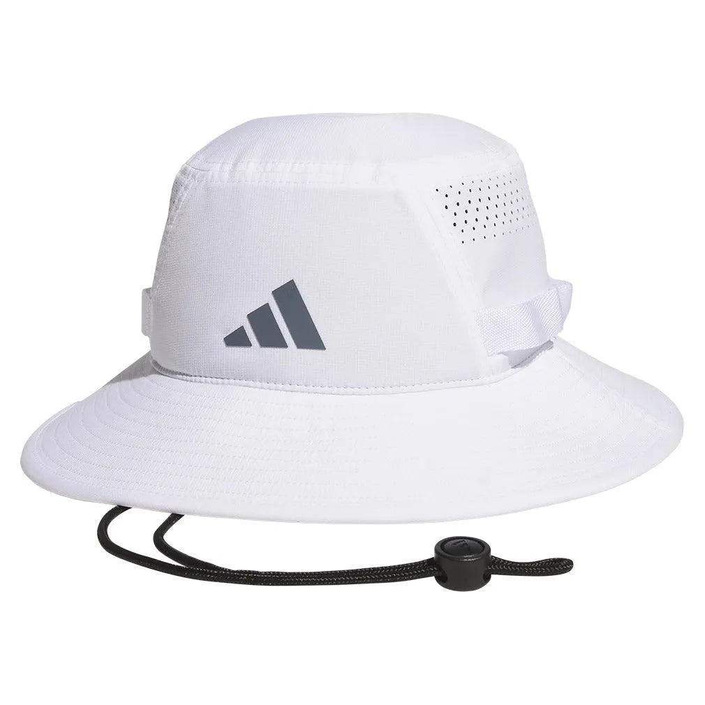 Men's Victory 5 Bucket Hat White and Black-Apparel-Adidas-5159198-1-Tennis Express