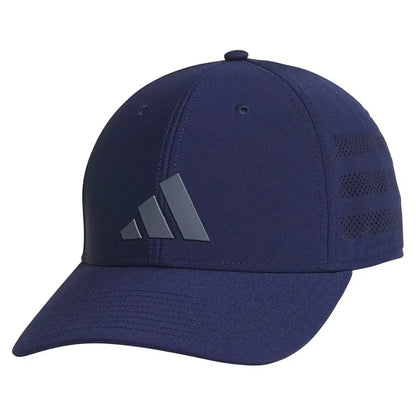 Men's Gameday 4 Stretch Fit Hat Dark Blue and Onix Grey-Apparel-Adidas-5160097_01-1-[Sku]-Tennis Express