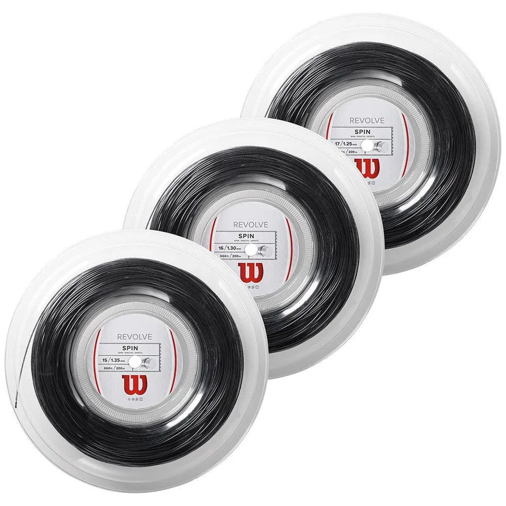 Revolve Tennis String Reel-Strings-Wilson-51693-BLACK-L-Tennis Express