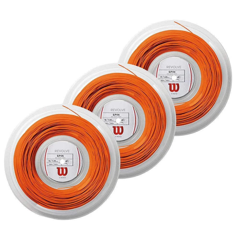 Revolve Tennis String Reel-Strings-Wilson-51693-ORANGE-L-Tennis Express
