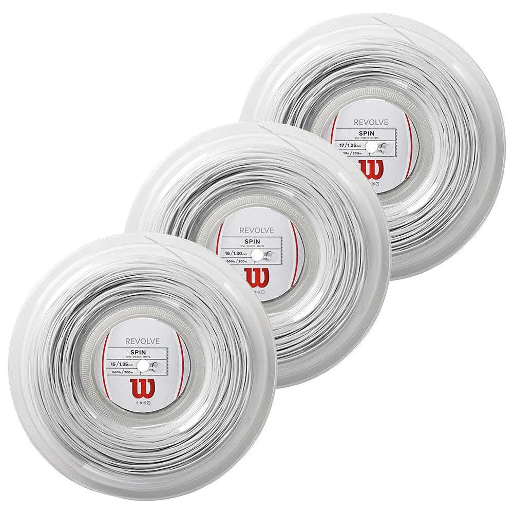 Revolve Tennis String Reel-Strings-Wilson-51693-WHITE-L-Tennis Express