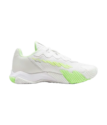 Padel Shoes Puma Nova Elite White/Blue/Fizzy Apple/Grey