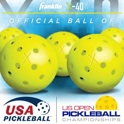Franklin Sports Outdoor Pickleballs X 40