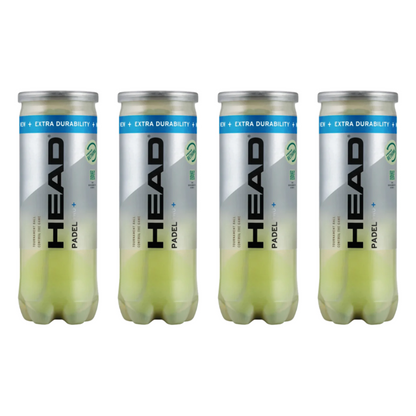 Head Balls Padel Pro+ | 4x Can Bundle