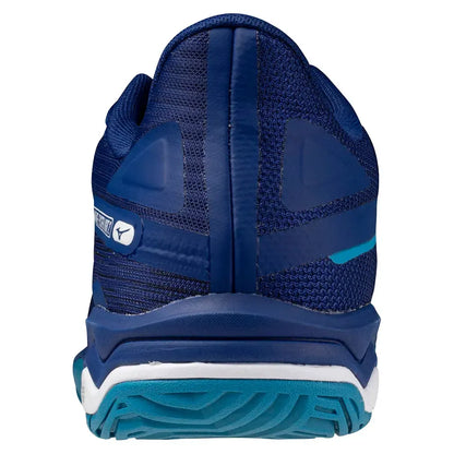 Men's Wave Exceed Light 2 Tennis Shoes Bellwether Blue and White