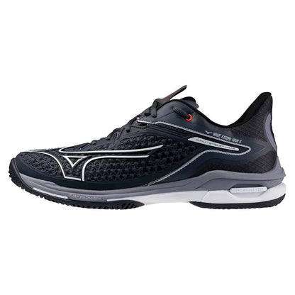 Men's Wave Exceed Tour 6 AC Tennis Shoes Odyssey Grey and White
