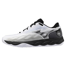 Mens Wave Enforce Court AC Tennis Shoes White and Black-Footwear-Mizuno-550075-0090F24-1-2-[Sku]-Tennis Express