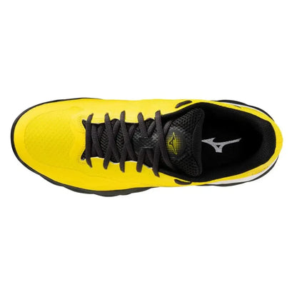 Men's Wave Enforce Court AC Tennis Shoes Vibrant Yellow and Black