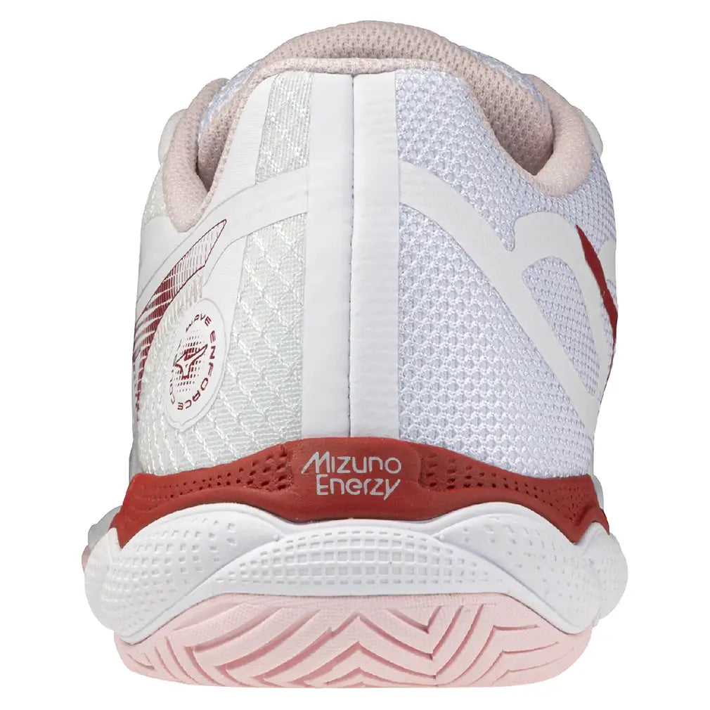 Women's Wave Enforce Court AC Tennis Shoes White and Pinkesque