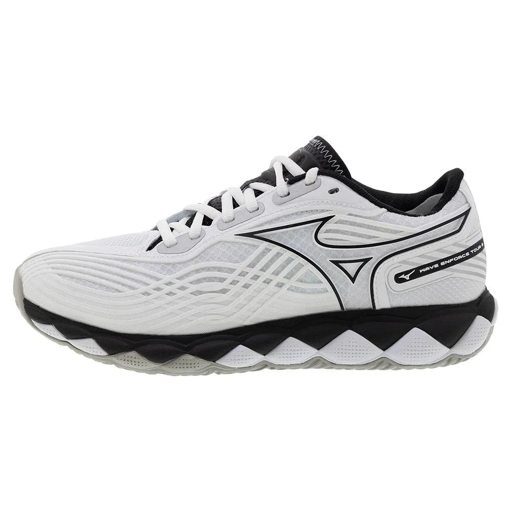 Men's Wave Enforce Tour 2 Tennis Shoes White and Black