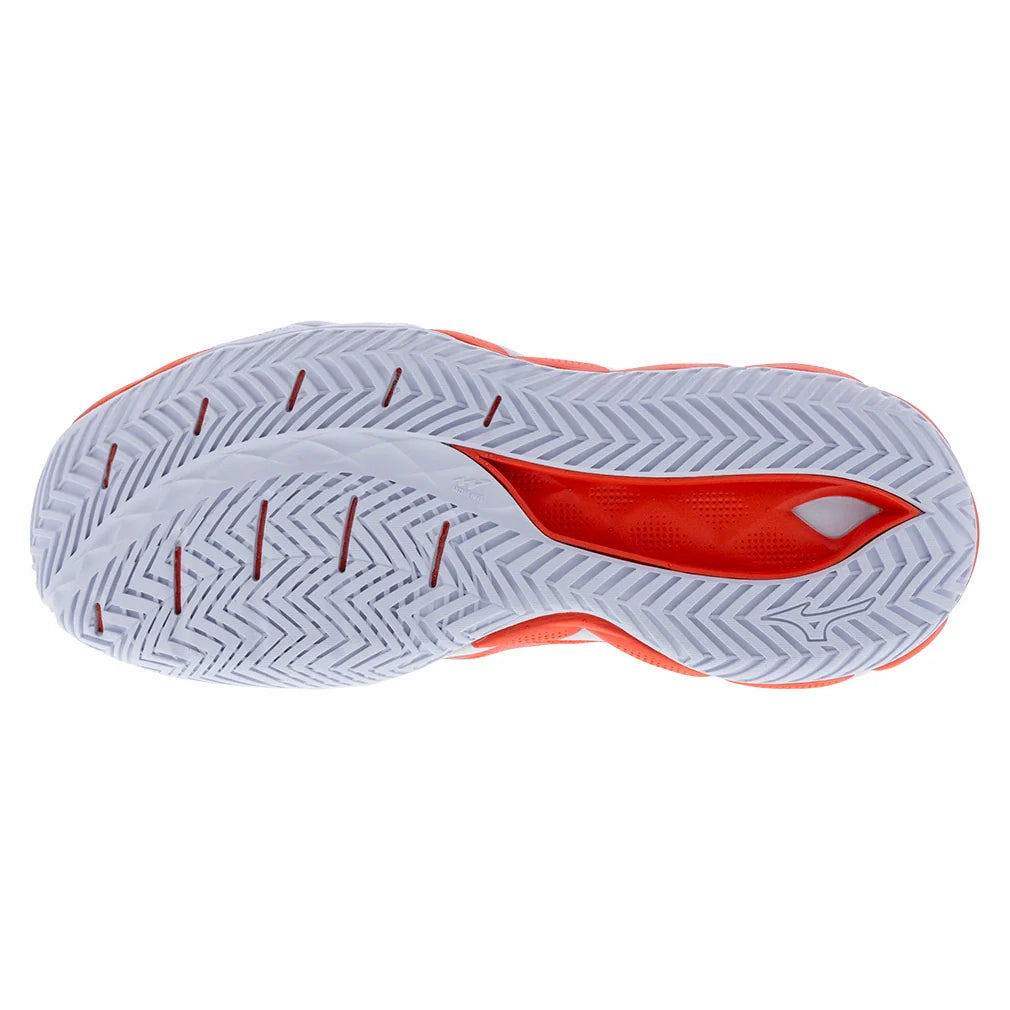 Men's Wave Enforce Tour 2 AC Tennis Shoes Fiery Red and White