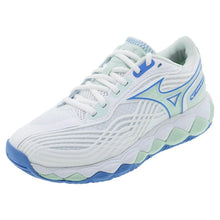 Women's Wave Enforce Tour 2 Tennis Shoes White and Frontier Blue-Footwear-Mizuno-550095-005HS25_ba4e6f6d-77fe-41b5-b135-fad26284ad94-Tennis Express