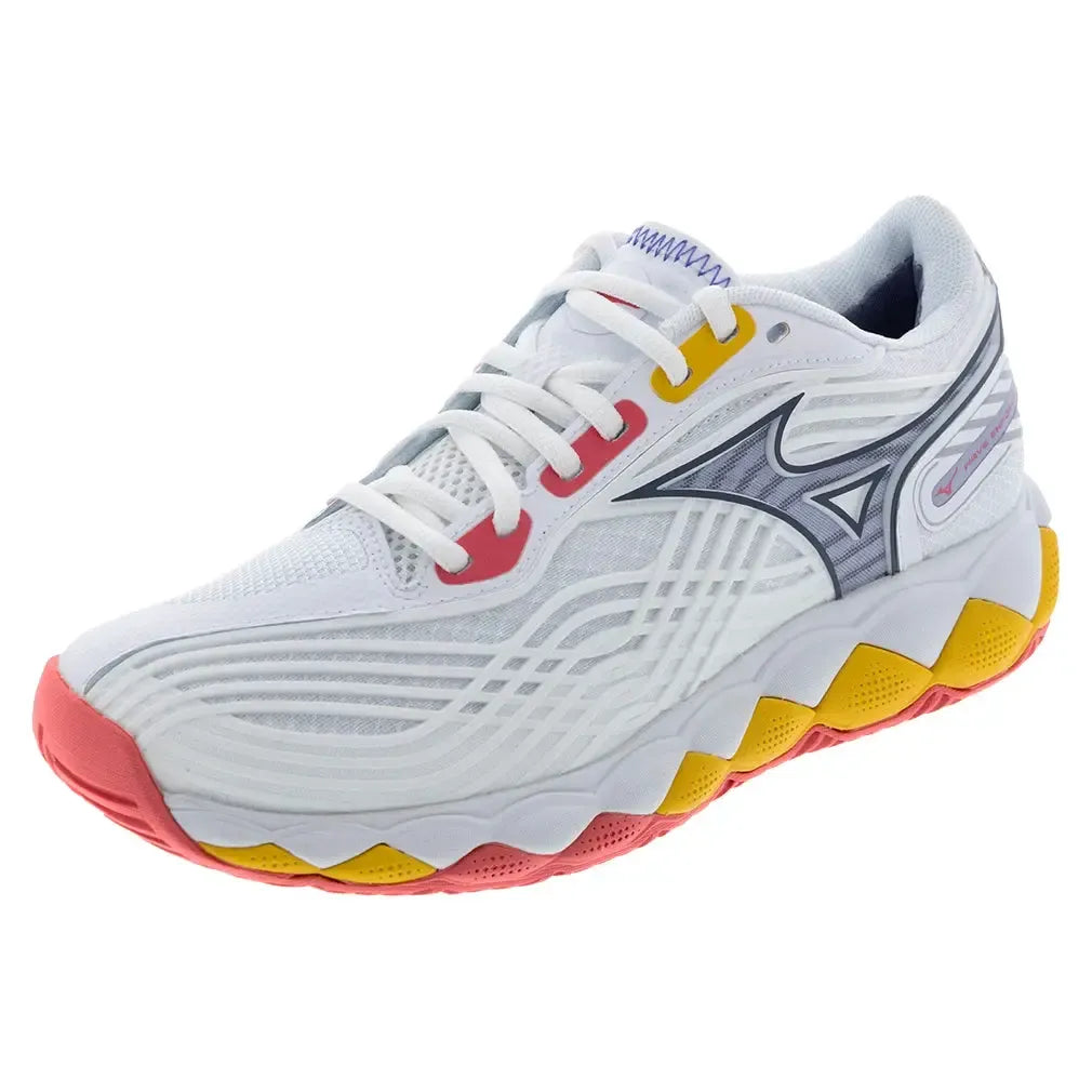 Women's Wave Enforce Tour 2 AC Tennis Shoes White and Icelandic Blue-Footwear-Mizuno-550095-00IBF25copy-Tennis Express