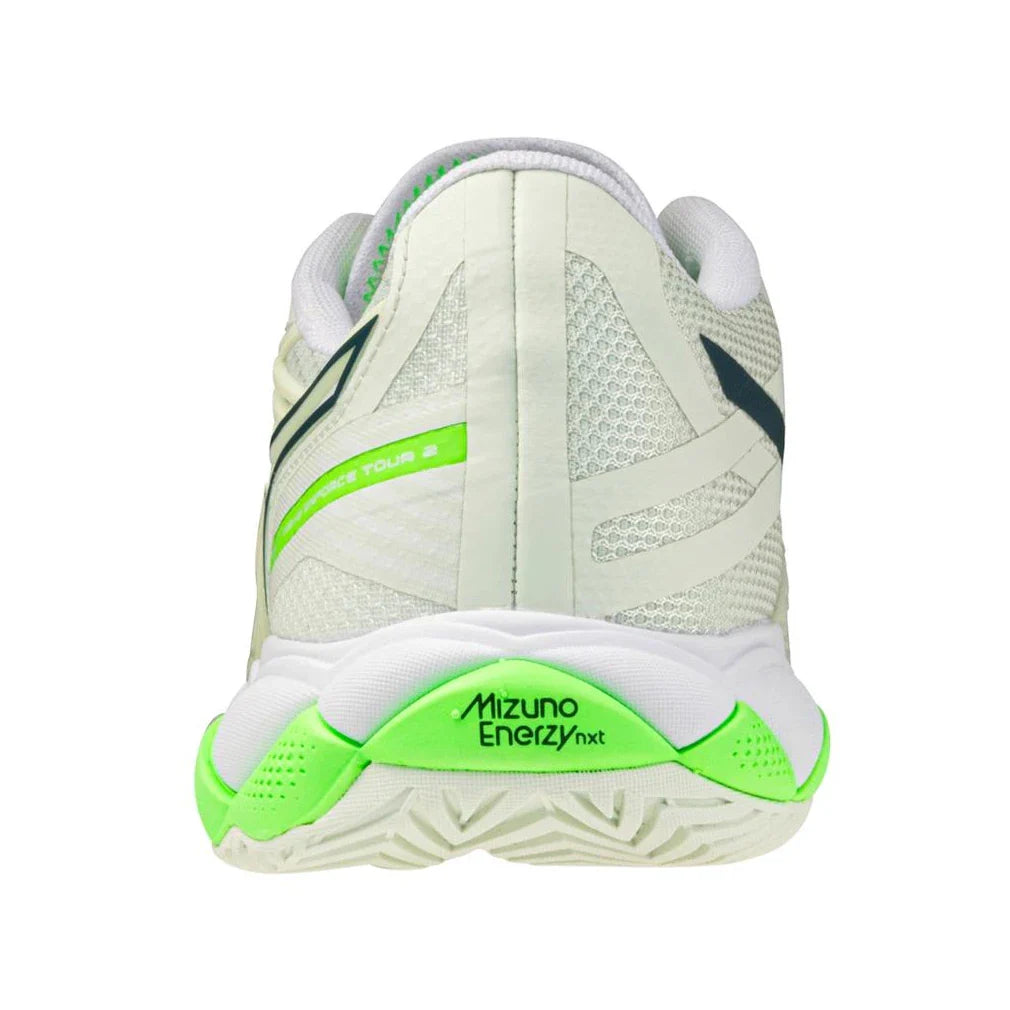 Women's Wave Enforce Tour 2 AC Tennis Shoes Phantom Green and Glowing Apple