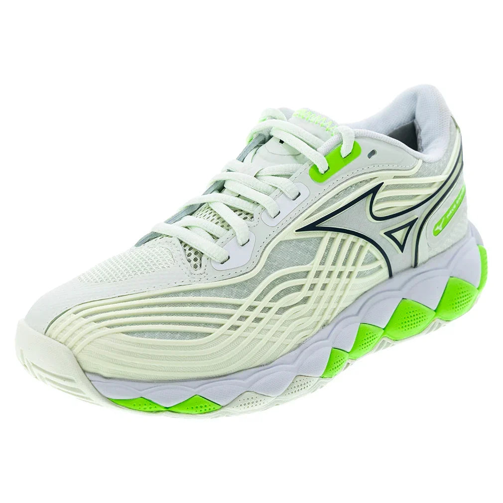 Women's Wave Enforce Tour 2 AC Tennis Shoes Phantom Green and Glowing Apple-Footwear-Mizuno-, [current_file_name-Tennis Express