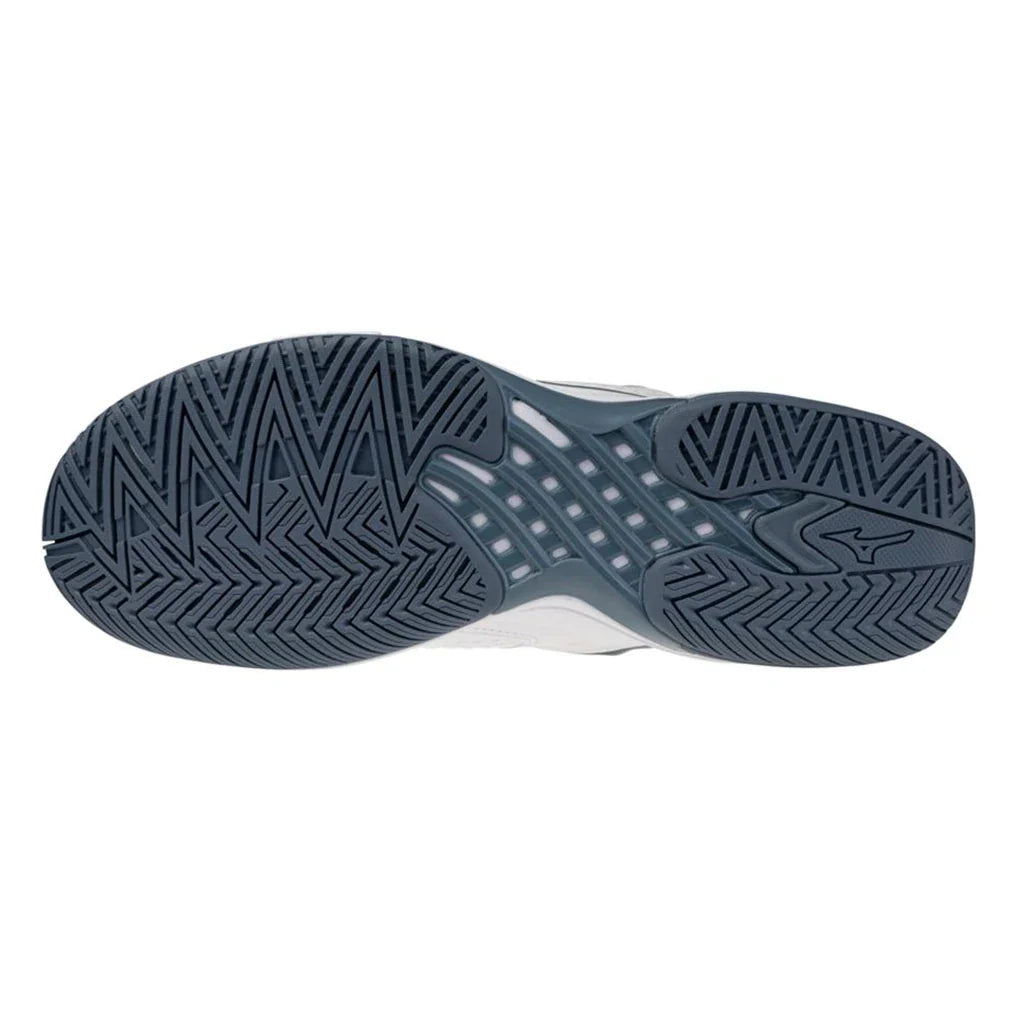 Men's Wave Exceed Tour 7 AC Tennis Shoes White and China Blue
