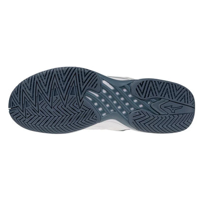 Men's Wave Exceed Tour 7 AC Tennis Shoes White and China Blue