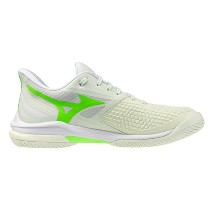 Women's Wave Exceed Tour 7 AC Tennis Shoes Phantom Green and Glowing Apple