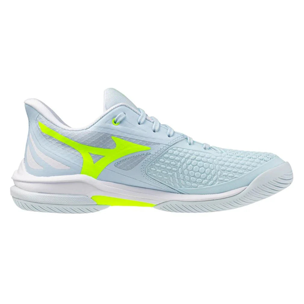 Women's Wave Exceed Tour 7 AC Tennis Shoes Ice Water and Lightning Yellow
