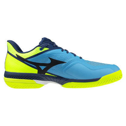 Men's Wave Strike AC Pickleball Shoes Jet Blue and Lightning Yellow