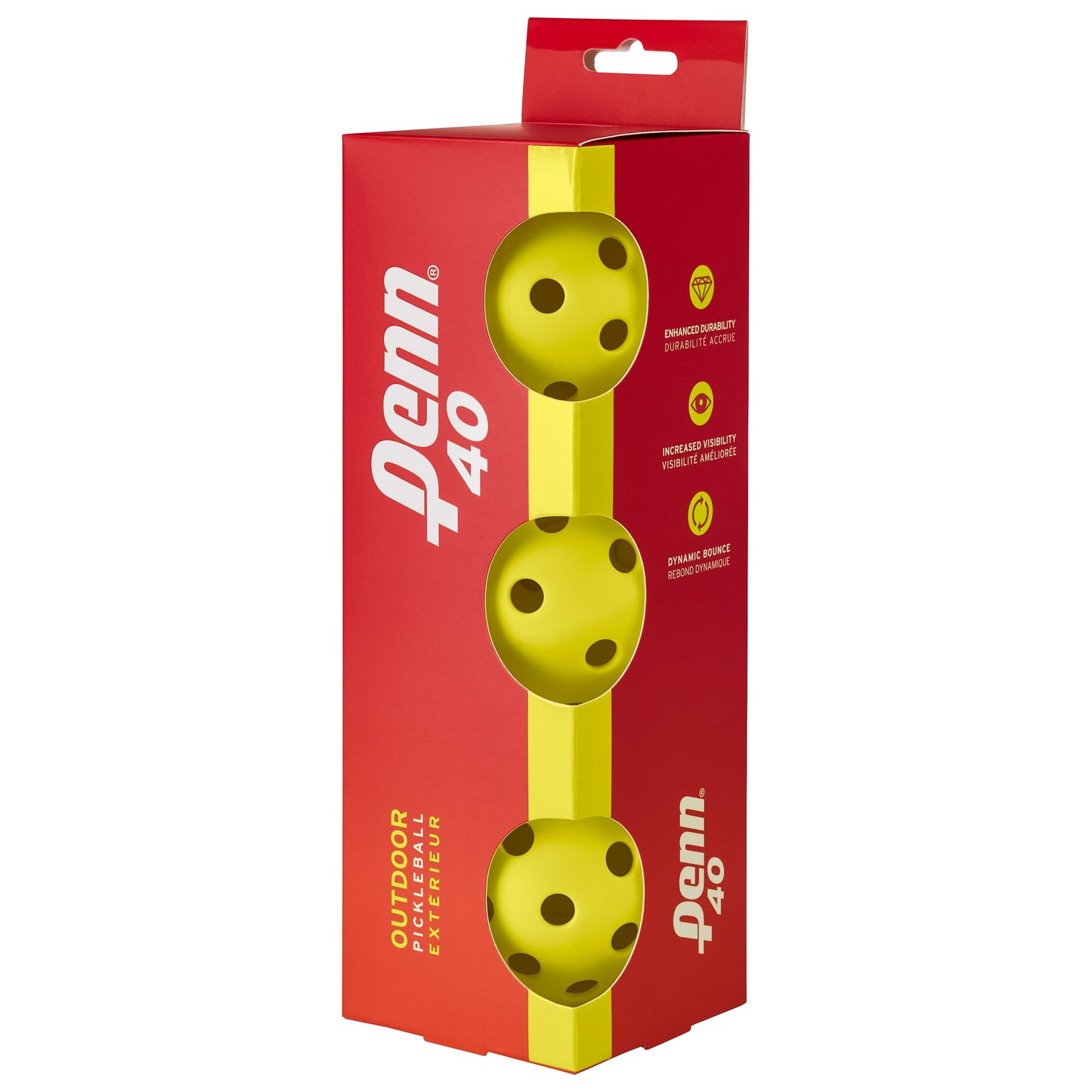 Penn 40 Outdoor Pickleballs | 3 Pack