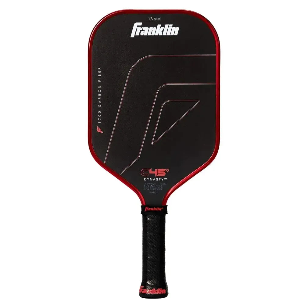 C45 Dynasty 16mm Pickleball Paddle Red-Racquets-Franklin Sports-59232C1-1-Tennis Express