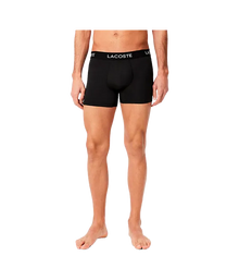 Calzoncillos Lacoste Microfibra Negro 2025 (Pack x3)