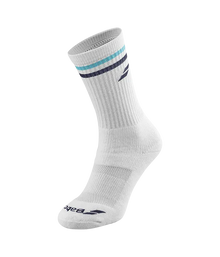 Socks Babolat Team Single Blanco/Azul 2025