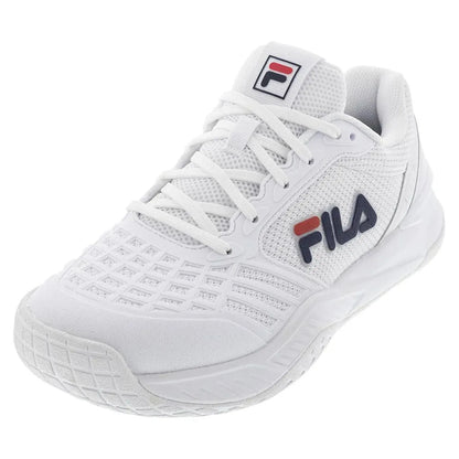 Women's Axilus 3 Tennis Shoes White and Navy-Footwear-Fila-5TM01993-125B-x-Tennis Express