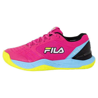 Women's Axilus 3 Tennis Shoes Pink Glo and Bluefish-Footwear-Fila-5TM01993-693S24-1-Tennis Express